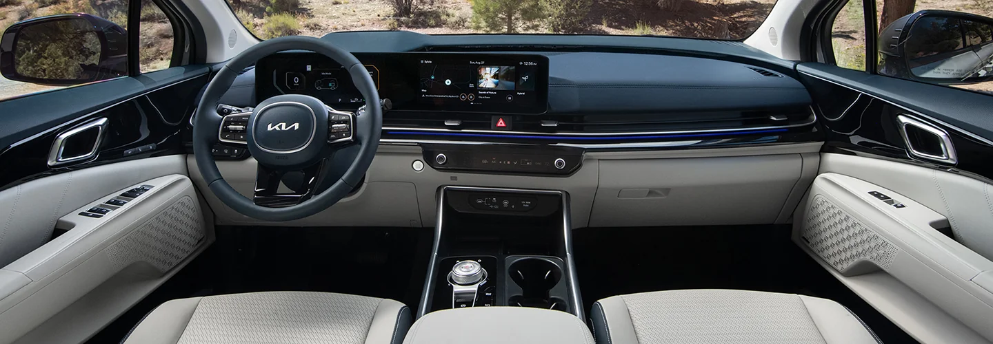 interior view of a 2026 Kia Carnival