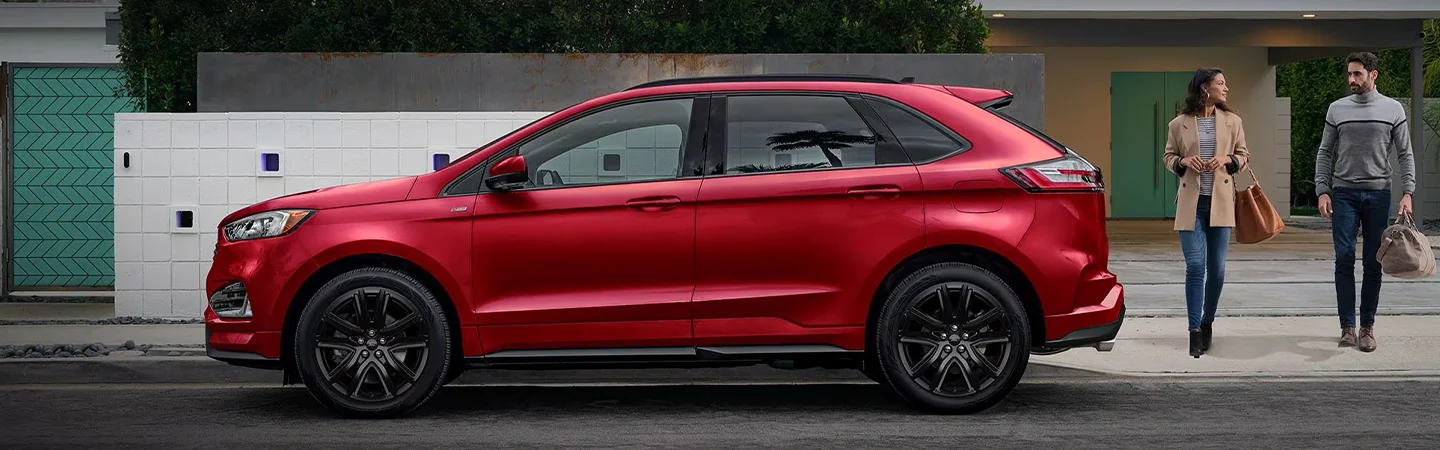 2024 Ford Edge Specs left side red