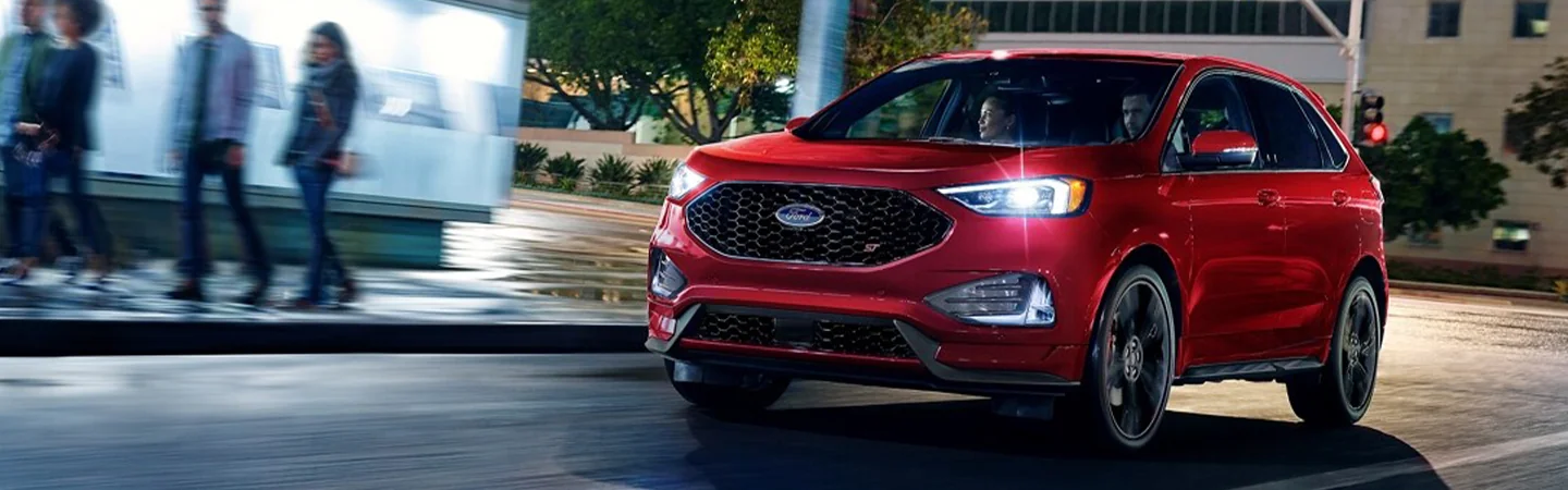 2024 Ford Edge Specs front side red