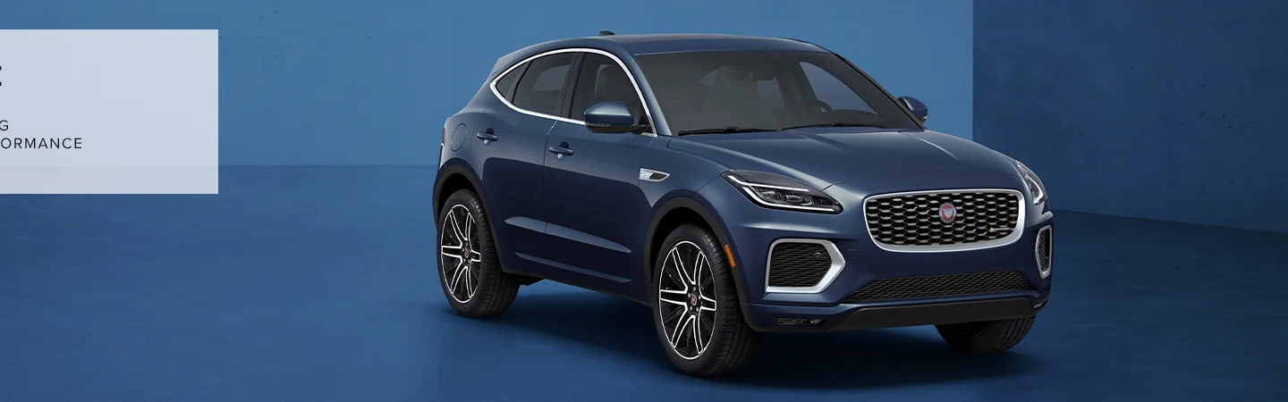2025 Jaguar E-PACE parked in a showroom