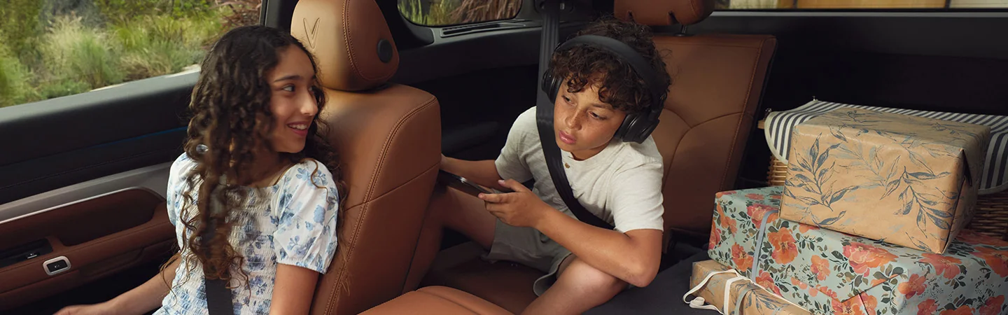 interior view of a 2025 VinFast VF 9 Eco