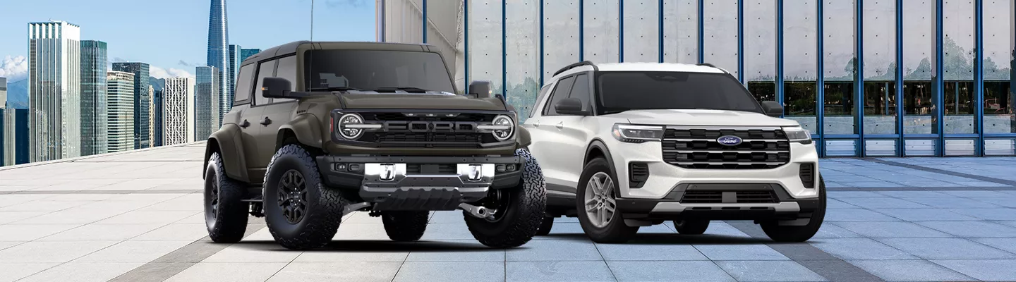 2026 Ford Lineup with Ford Bronco and Ford SUV