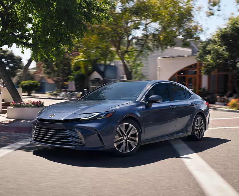 2026 Toyota Camry driving on the streets