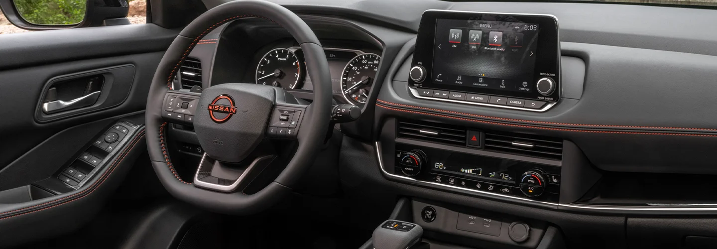 Brand New 2025 Nissan Rogue interior dash