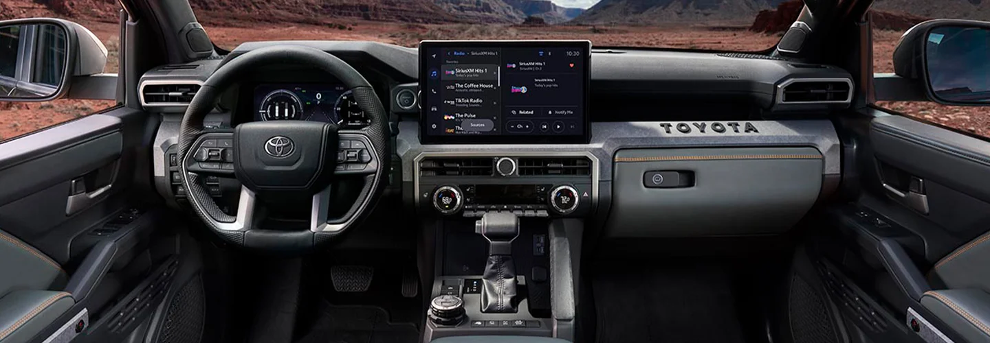 New Toyota Tacoma inside dash