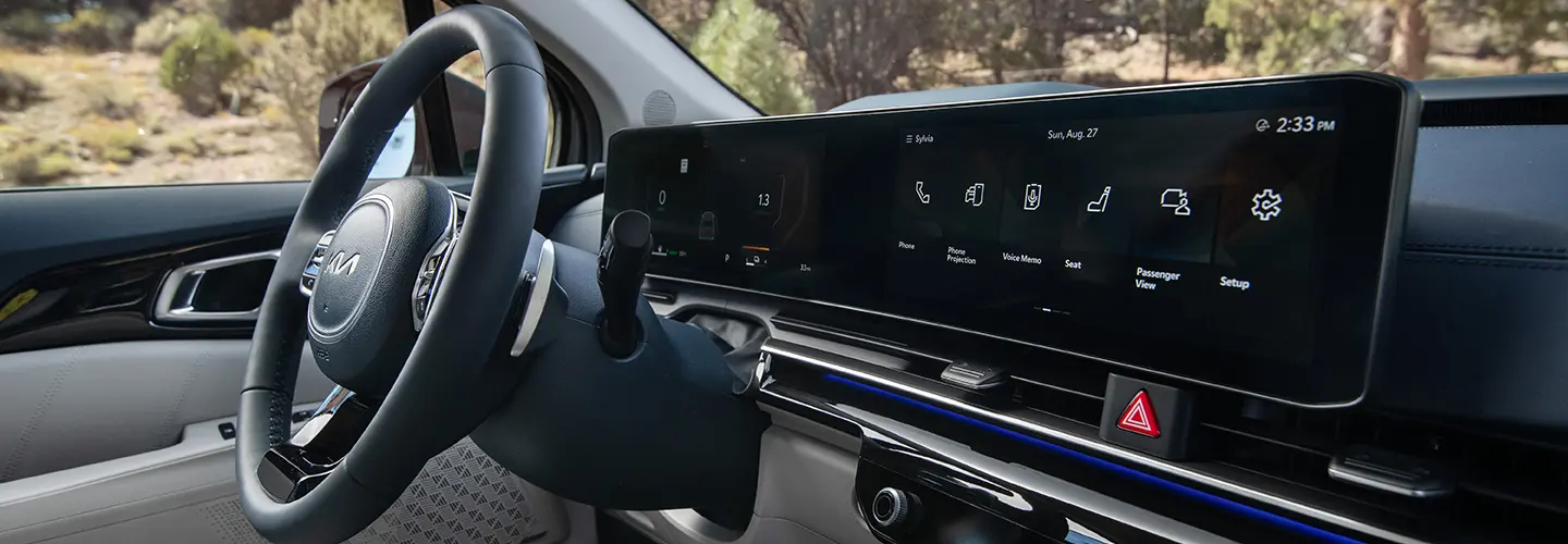 inside dash 2026 Kia Carnival Hybrid