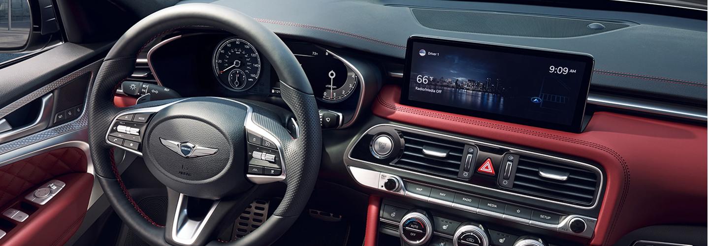 2022 Genesis G70 interior