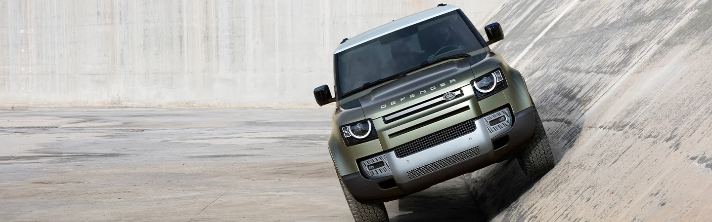 2025 Defender 130 in sand