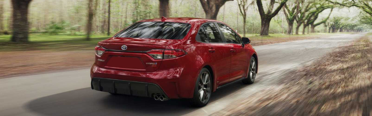 2024 Toyota Corolla Specs side back in red colour