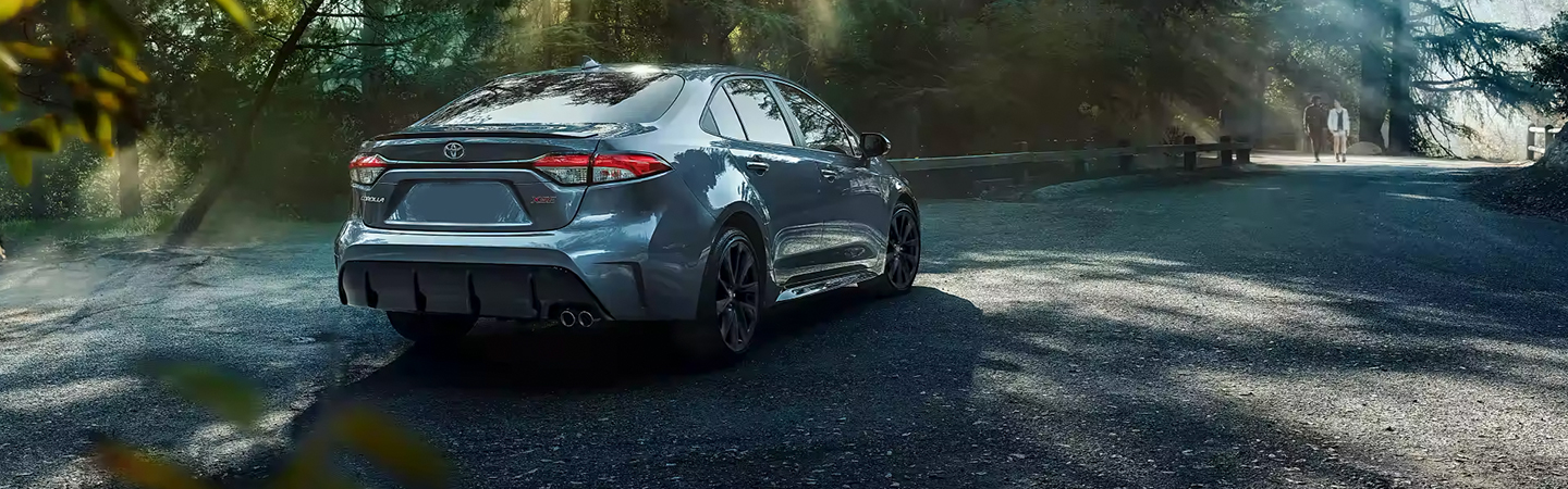 2024 Toyota Corolla Specs side back in silver colour