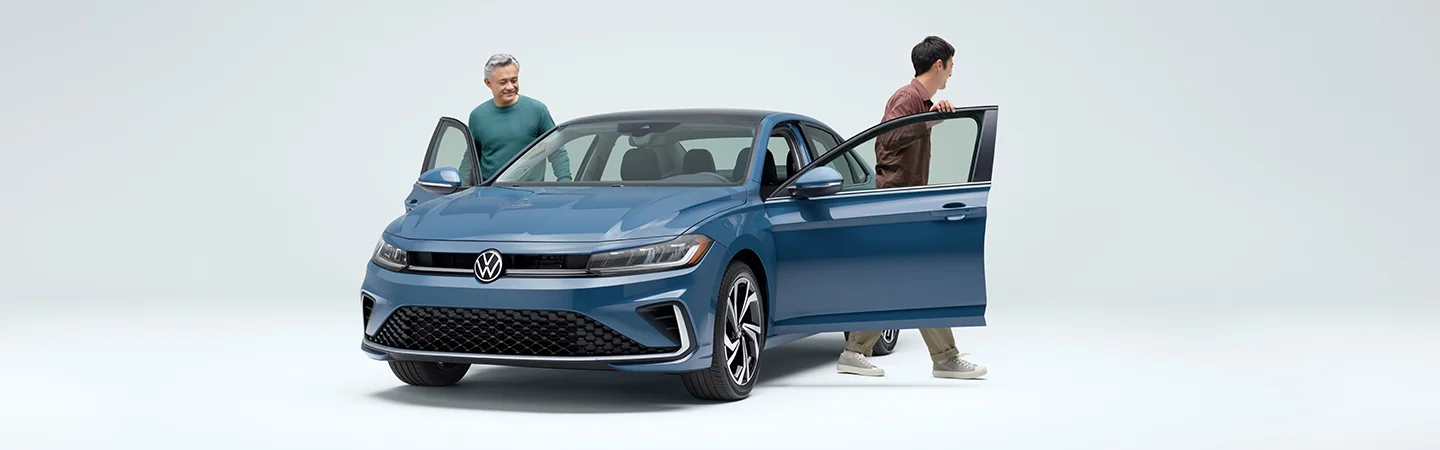 blue 2025 Volkswagen Jetta SEL