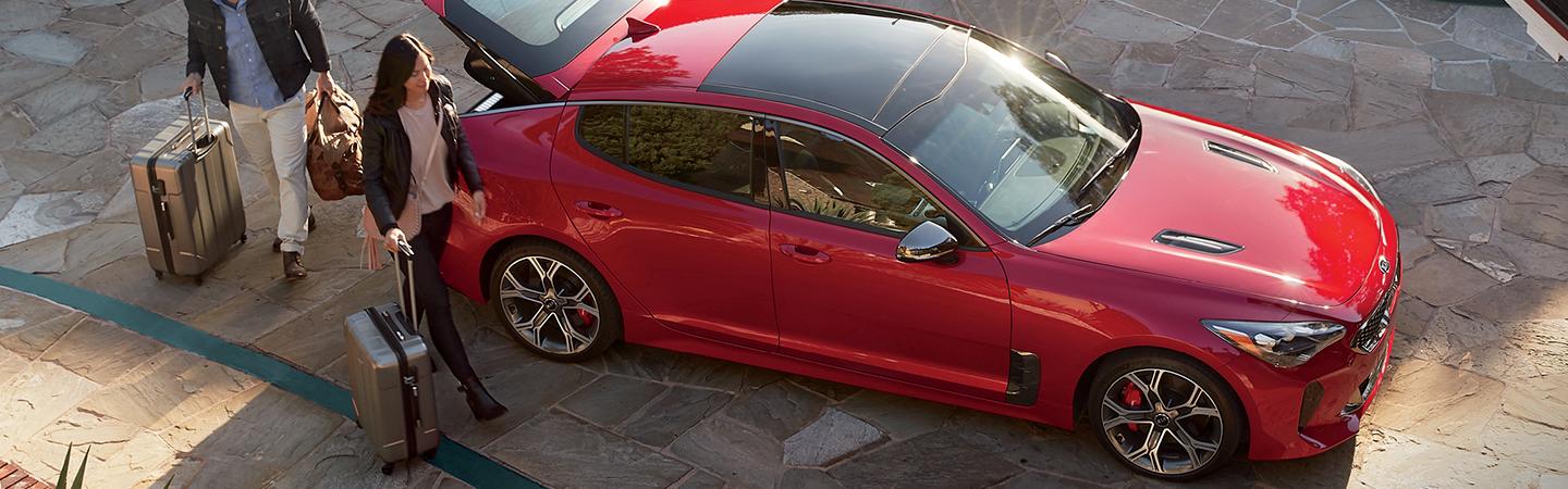 Aerial view of red Stinger