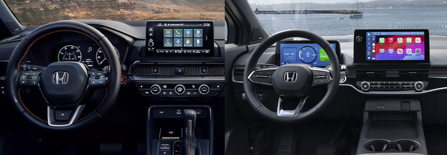 2024 Honda CR-V vs Prologue interior image