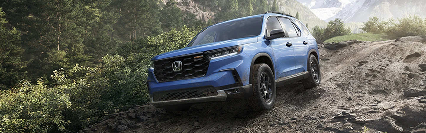 Honda Pilot on hill