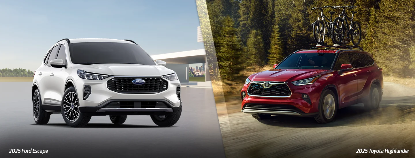 2025 Ford Escape vs Toyota Highlander