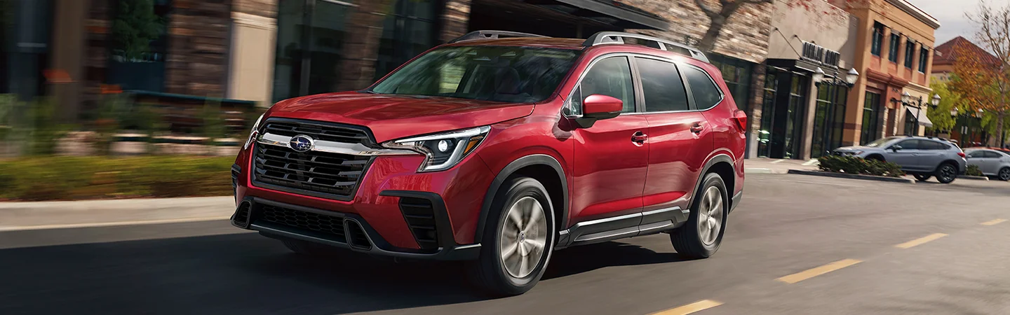 2025 Subaru Ascent red side view