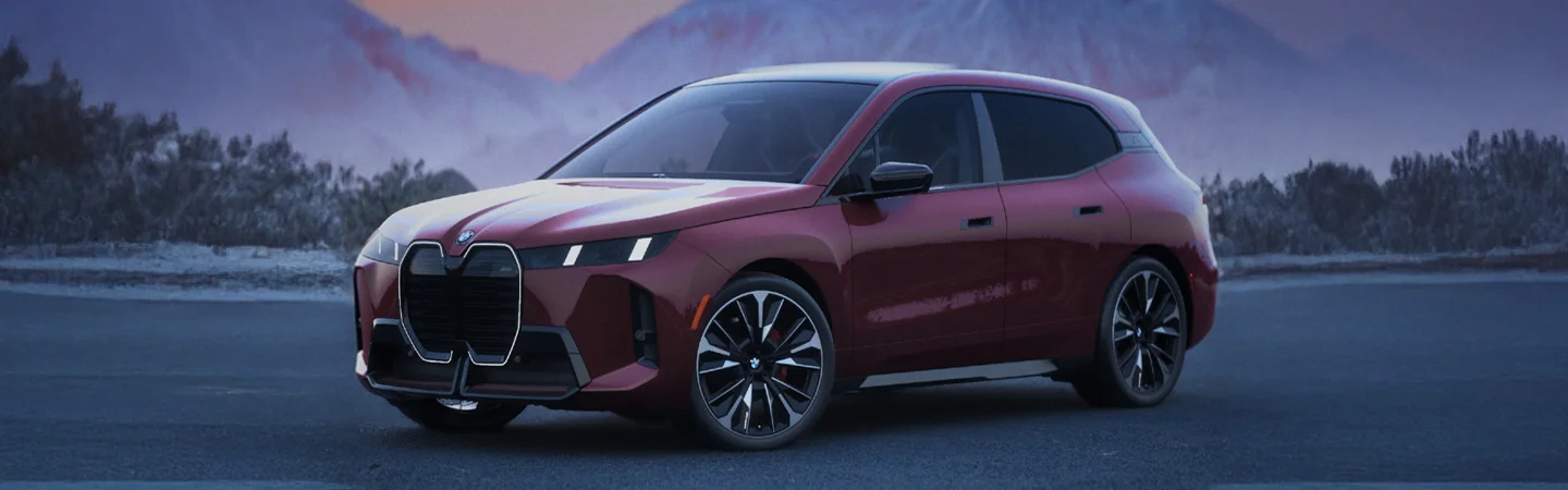 red BMW iX in Tallahassee FL