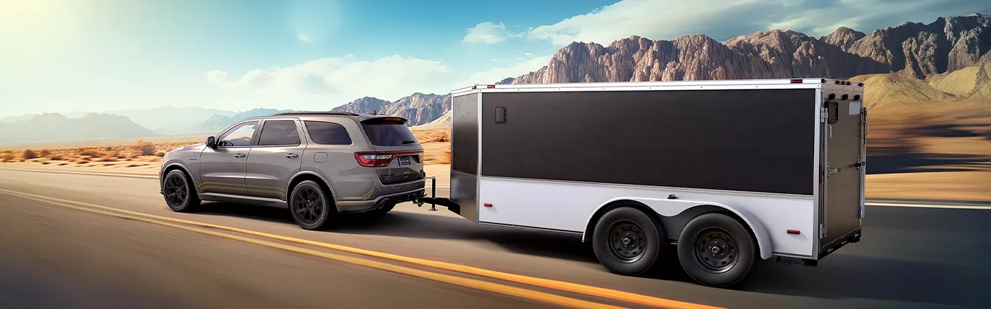 2026 Dodge Durango towing a trailer