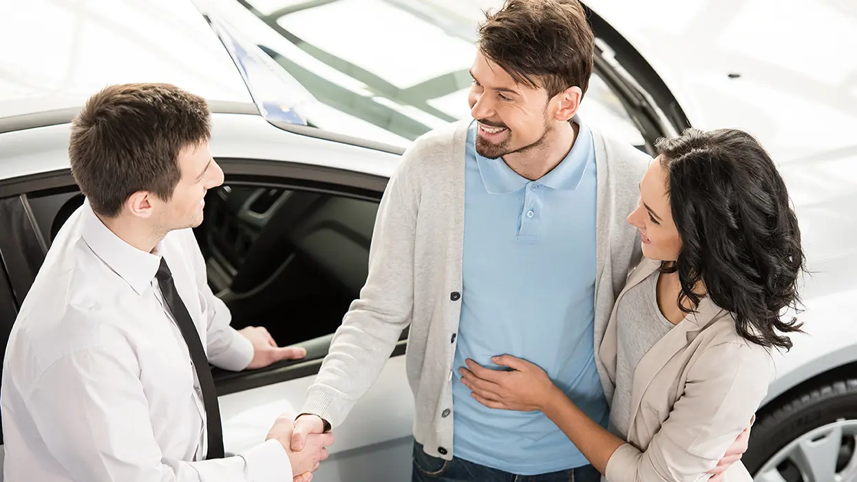 car showroom shopping