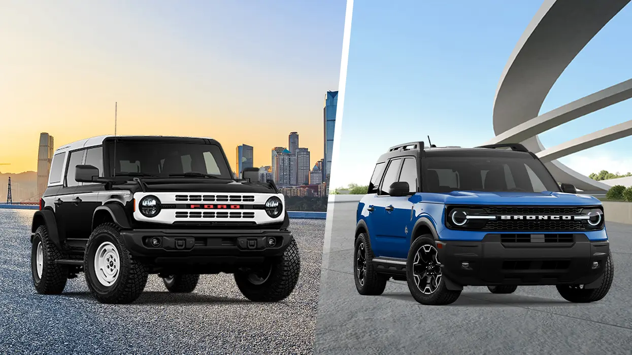 Differences Between the Ford Bronco and Bronco Sport