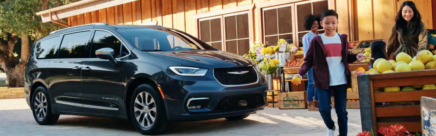 Chrysler Pacifica parked