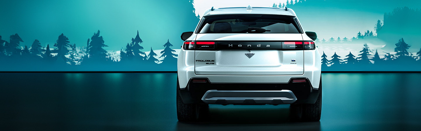 2024 Honda Prologue Range back side in white 