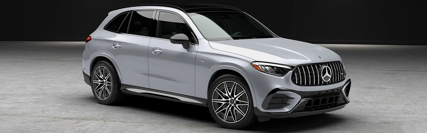 2025 Mercedes-Benz GLC SUV Silver color front view