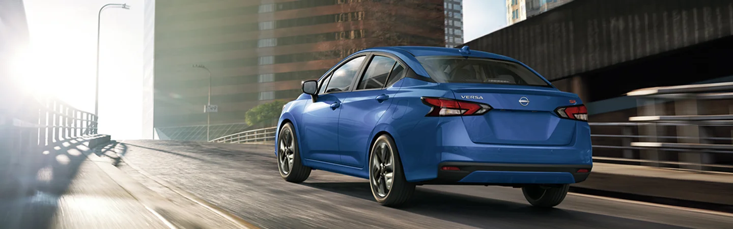 blue 2025 Nissan Versa S