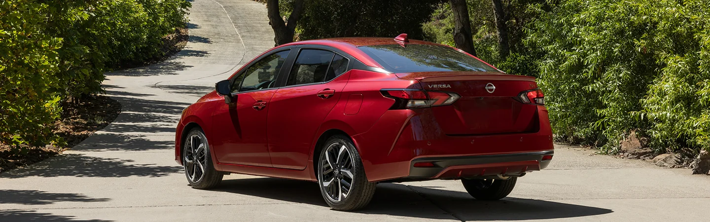 red 2025 Nissan Versa S