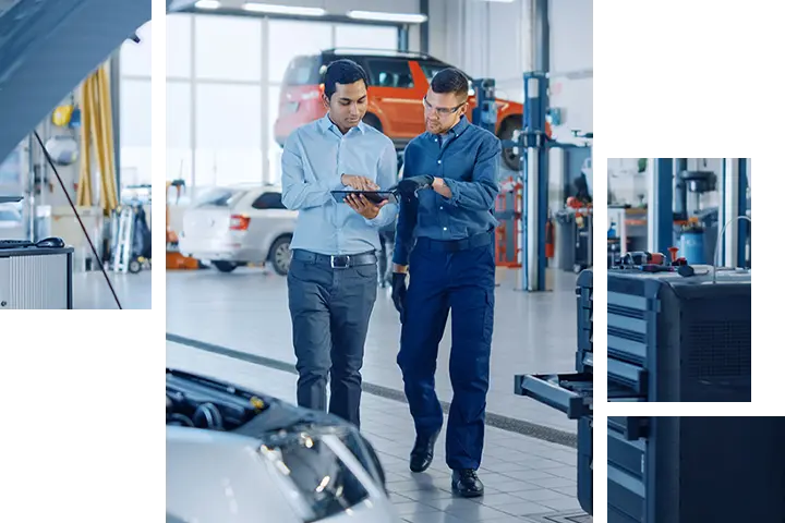 techs in garage
