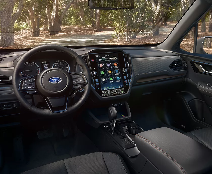 Interior view of the 2026 Subaru Forester