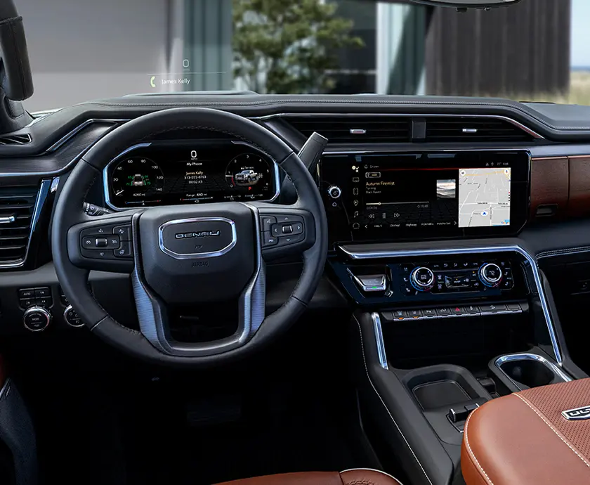 inside the GMC 2500