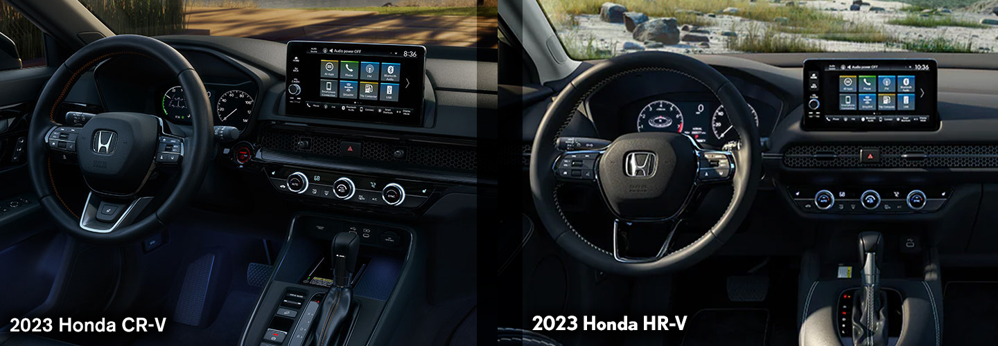 Comparison: Honda CR-V vs. HR-V interiorimage