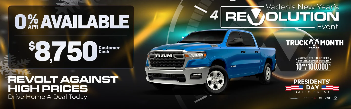 0% Available at Vaden CDJR Brunswick