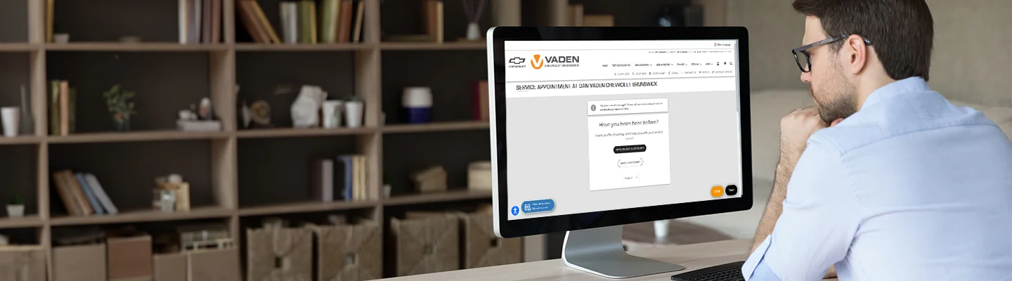 Person Scheduling there Next Service Appointment online