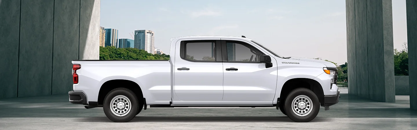 white 2025 Chevrolet Silverado 1500