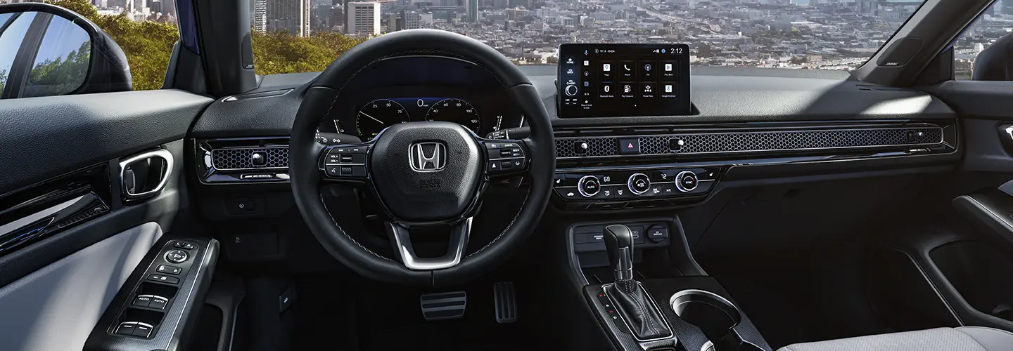 inside dash of 2026 Honda Civic Sedan