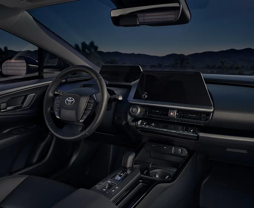 Inside the Driver-Focused Cabin