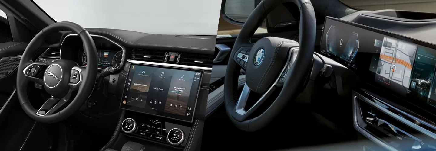 2024 Jaguar F-Pace vs 2024 BMW X5 interiorimage
