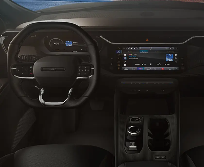 inside dash area
