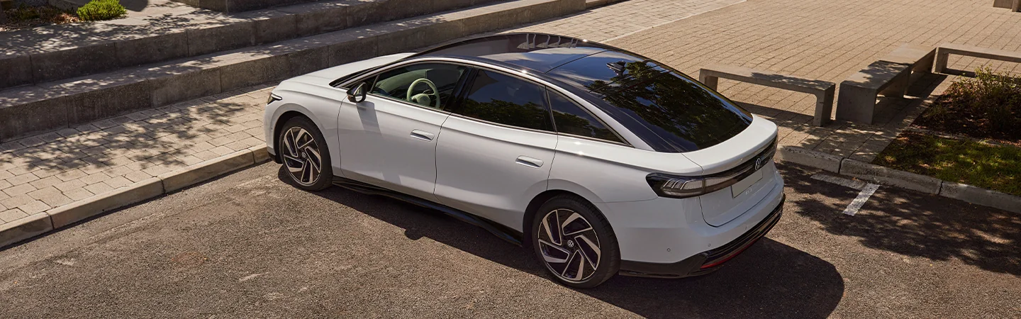 2025 Volkswagen ID.7 Interior whitecolor backview