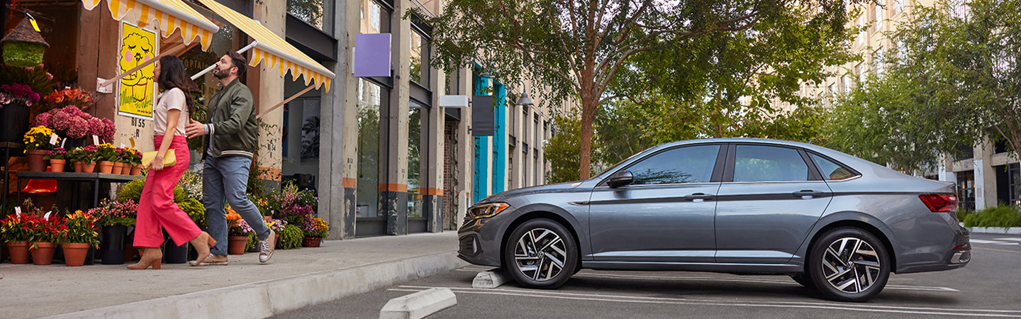 2023 Volkswagen Jetta Specs silver sideview