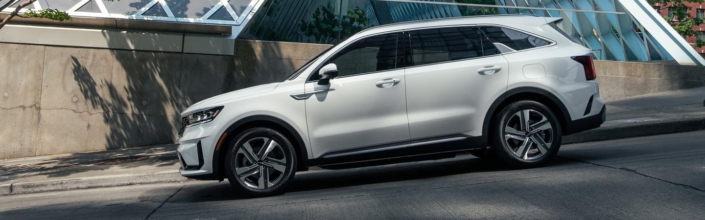 white Kia Sorento