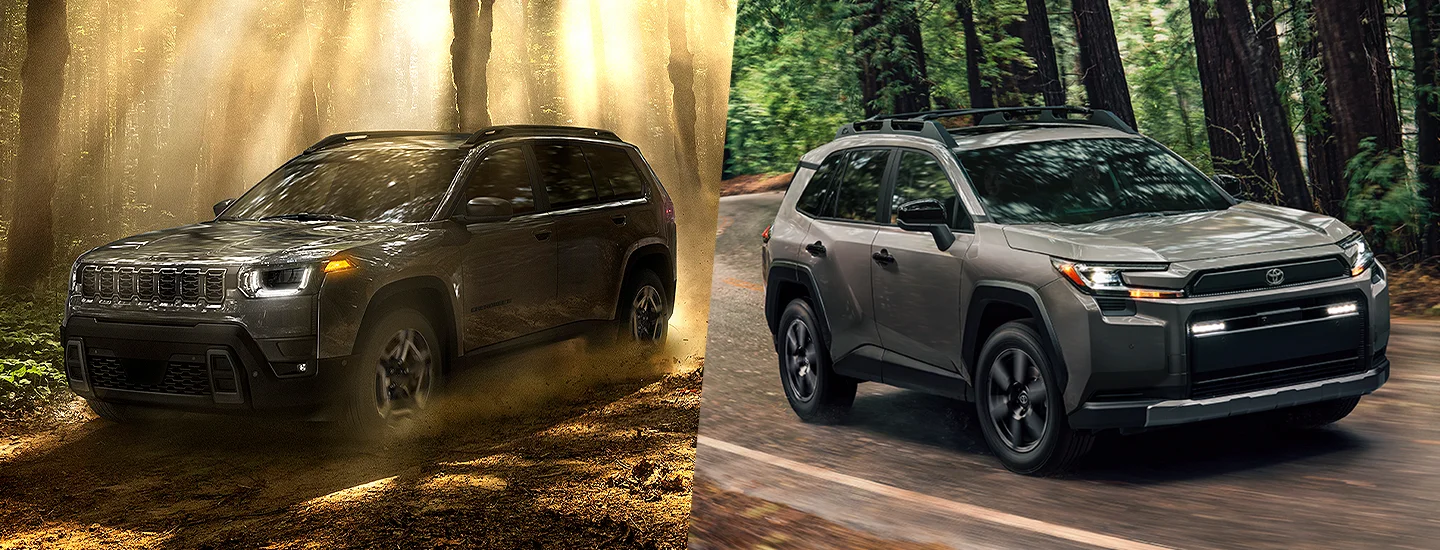 comparing two SUV hybrids