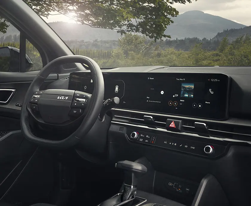inside the 2026 Kia Sportage