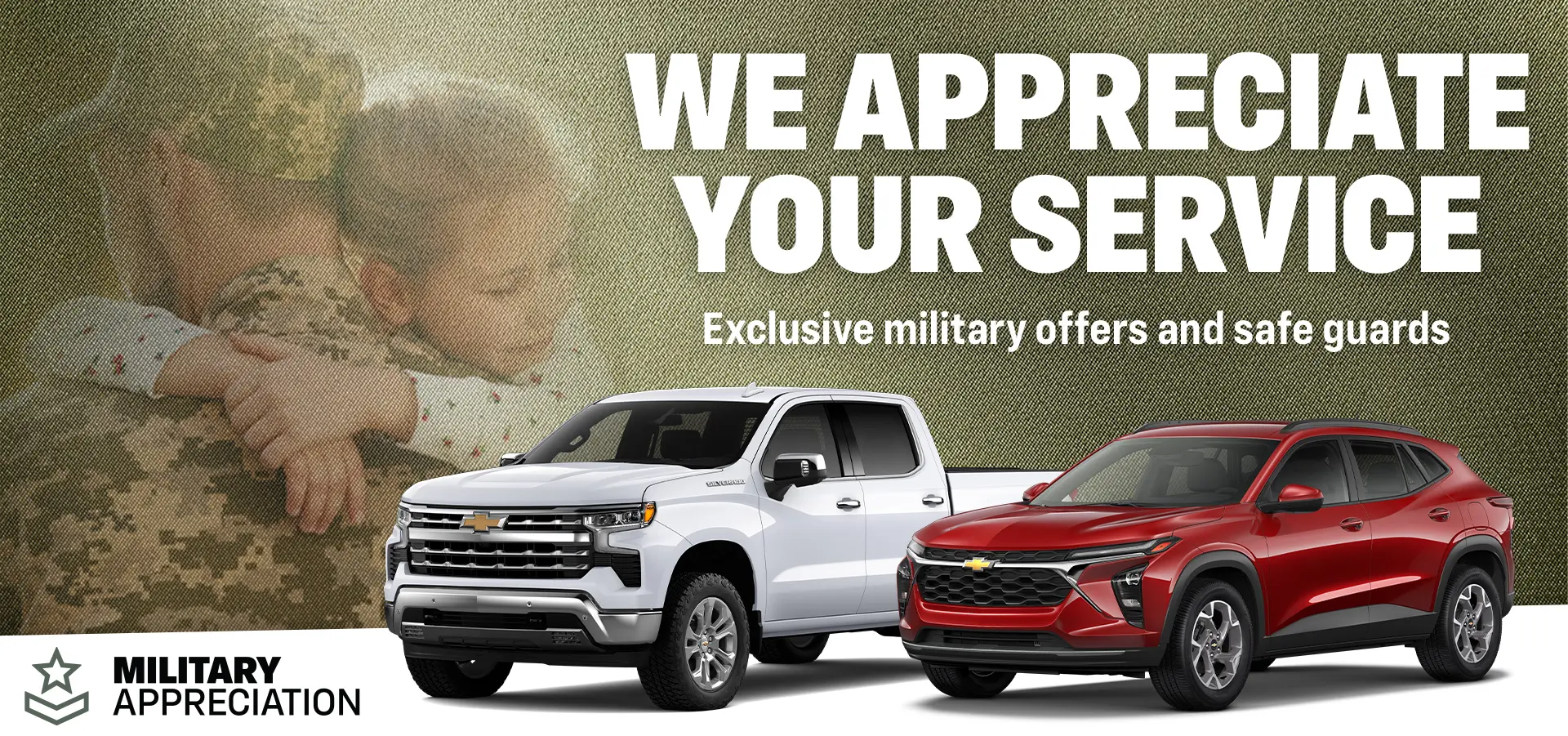 We appreciate your service