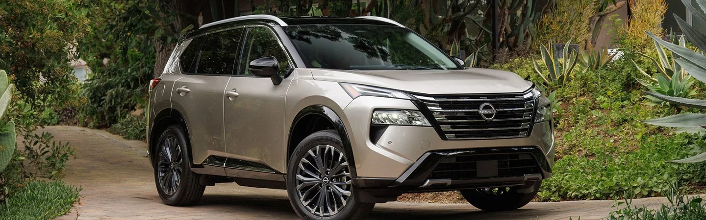 2024 Nissan Rogue Specs front side in brown