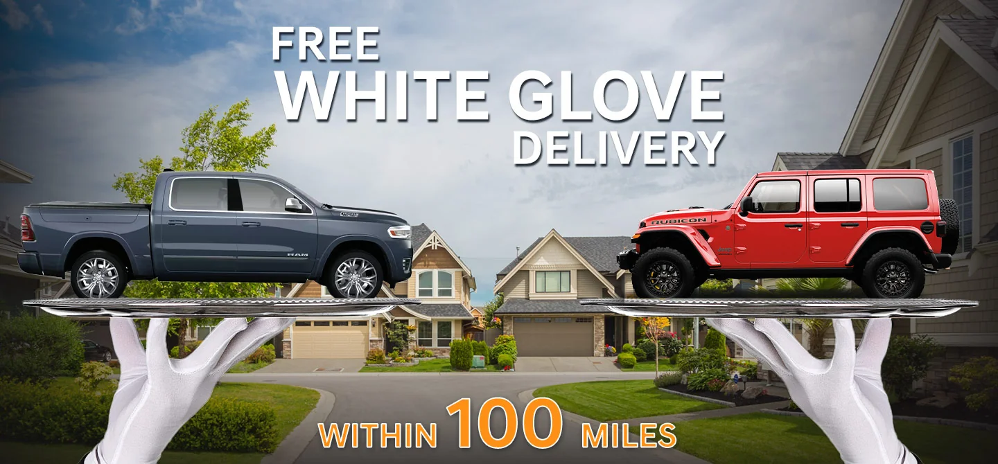 Free White Glove Service Delivery within 100 miles