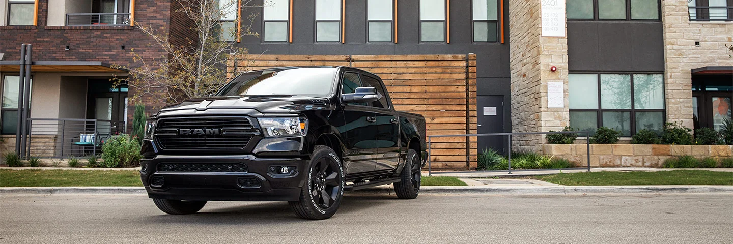 Black RAM truck