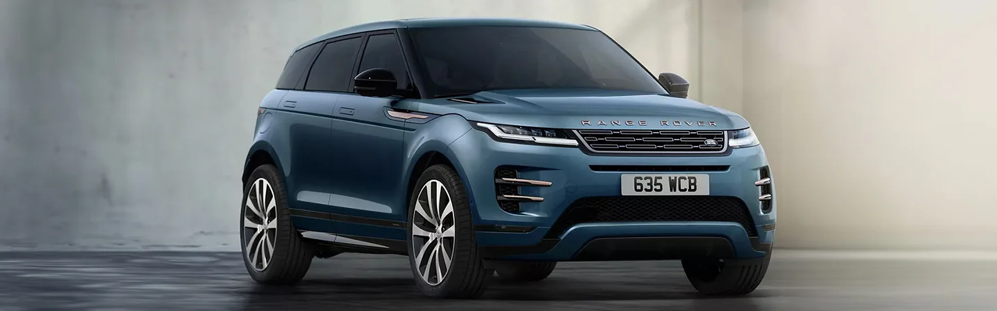 blue 2024 Range Rover Evoque